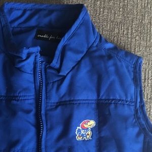 KU Jayhawks Blue Vest